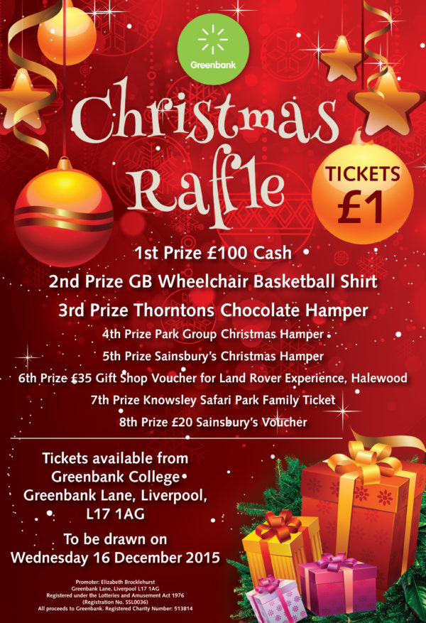 Christmas Raffle Poster