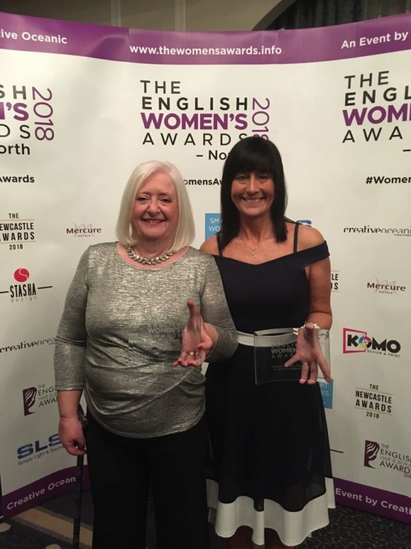 Sandra_Jean_English_Women_Awards Sandra Hulme and Jean Stephens at English Women's Award North 2018