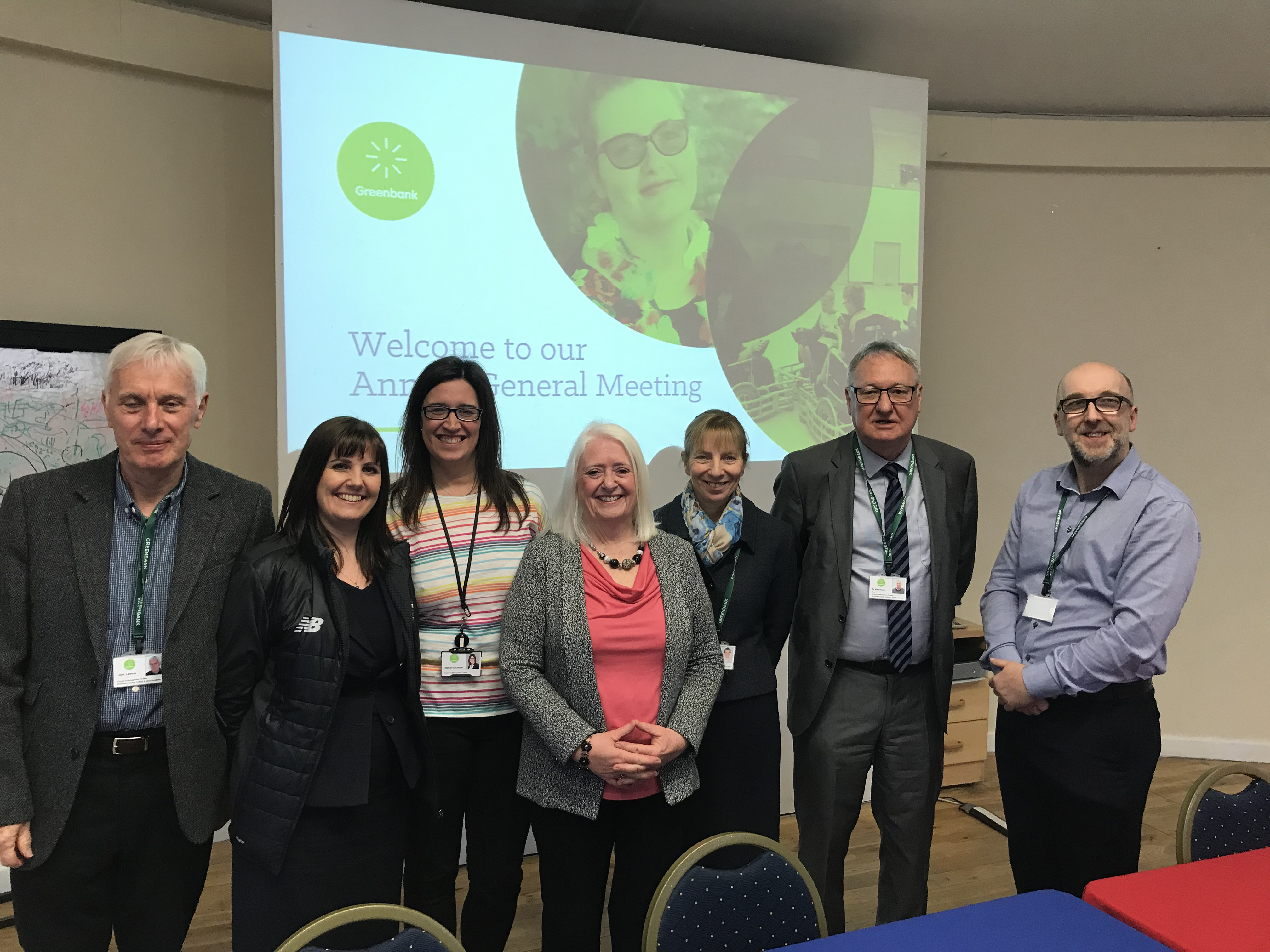 Trustees Greenbank Trustees with Mary Beaumont Chef Executive of Greenbank